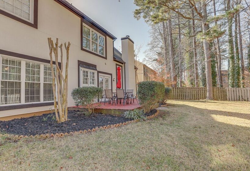 Spacious Lawrenceville Retreat W/ Fireplace + Deck