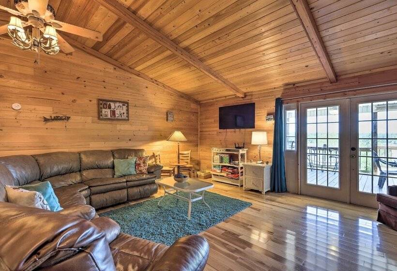 House W/ Dock + Slide Situated On Lake Sinclair!