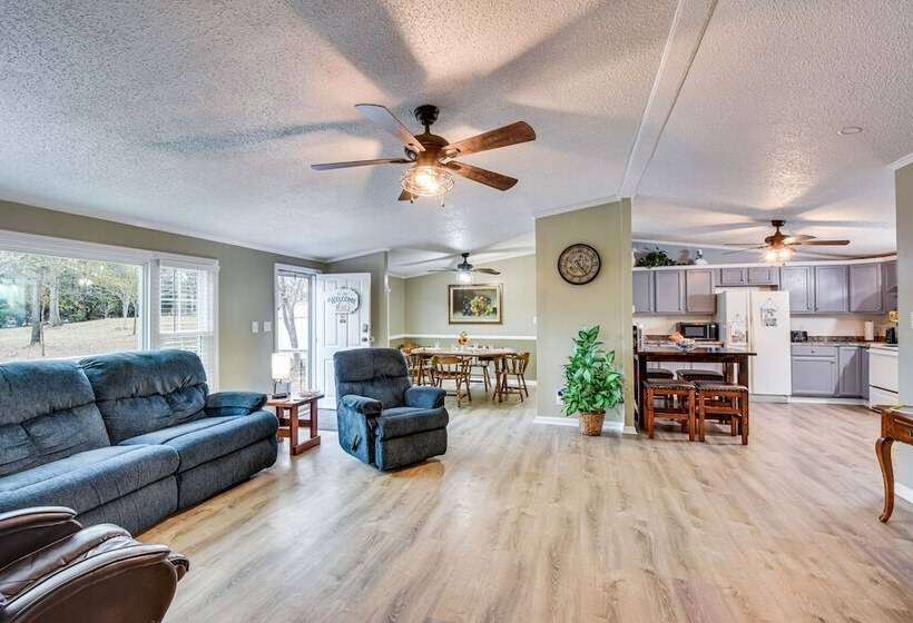 Peaceful Six Mile Vacation Home W/ Fire Pit