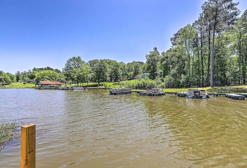 Waterfront Lake Sinclair Home: Dock + Grill!