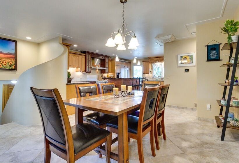 Furnished Deck + Fire Pit: Thornton Family Retreat