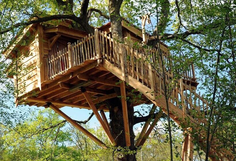 צימר La Cabane Du Vieux Chêne