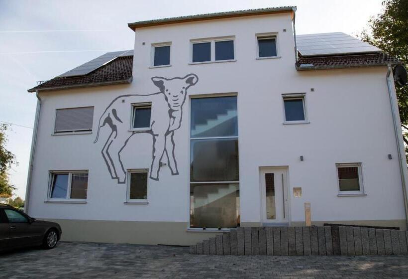 酒店 Gastehaus Und Fewo Lamm Garni