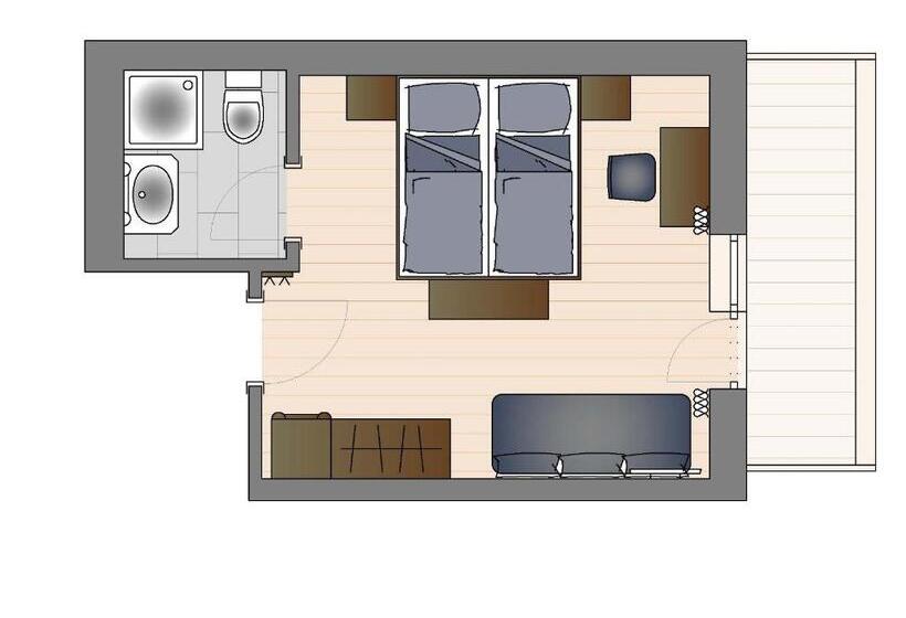 בית מלון כפרי Das Grünholz Apart