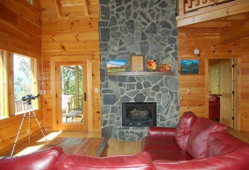 Spacious Cabin With Fantastic Long Range Mountain And Lake Views   Lake Lure   The Overlook 4 Bedroo