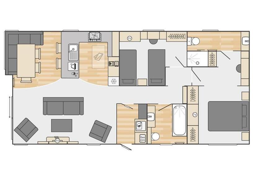 リゾートホテル Aber Bay Holiday Park
