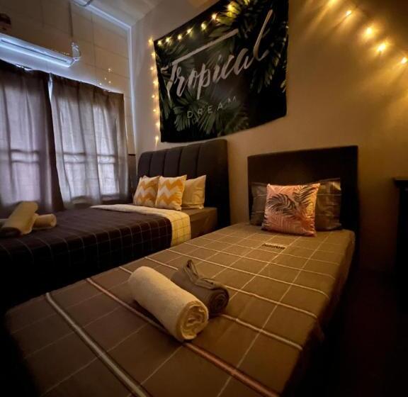 Общежитие Room1#ig Theme Bargainous#shared Bathroom#3pax#2min Kek Lok Si