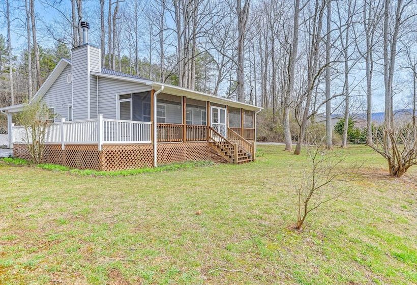 Idyllic Creekside Hayesville Home W/ Fire Pit