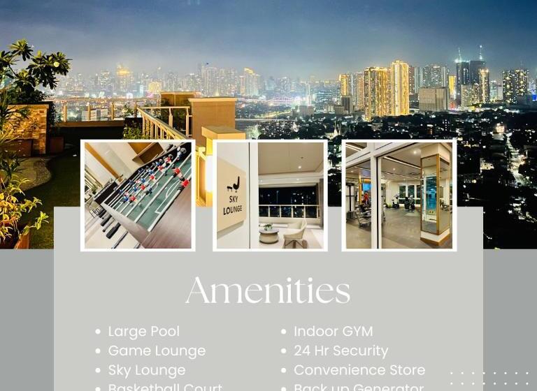 Modern Contemporary 1br Fully Furnished Condo With Balcony At Prisma Residences
