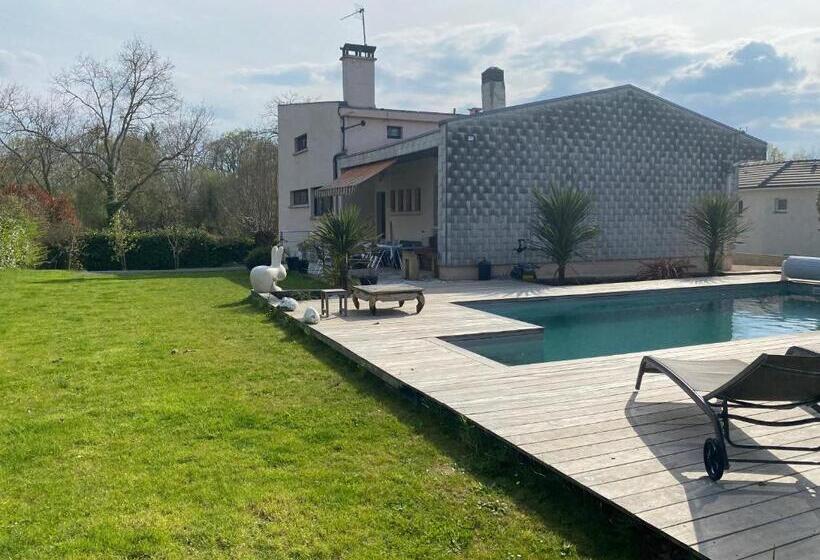 住宿加早餐  2 Chambres Dans Villa Avec Spa Et Piscine