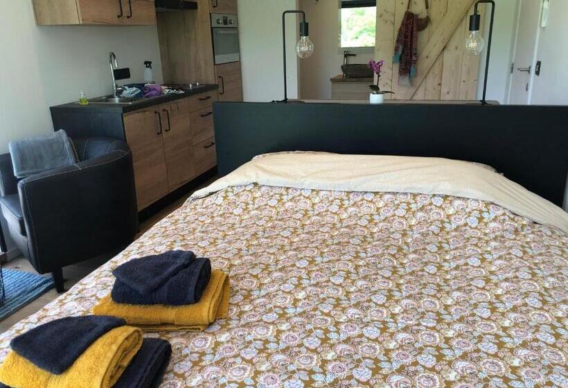 민박 Les Tiny House Du Mas De Mont