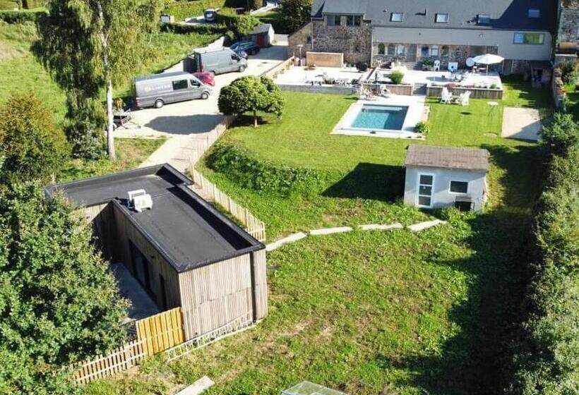민박 Les Tiny House Du Mas De Mont