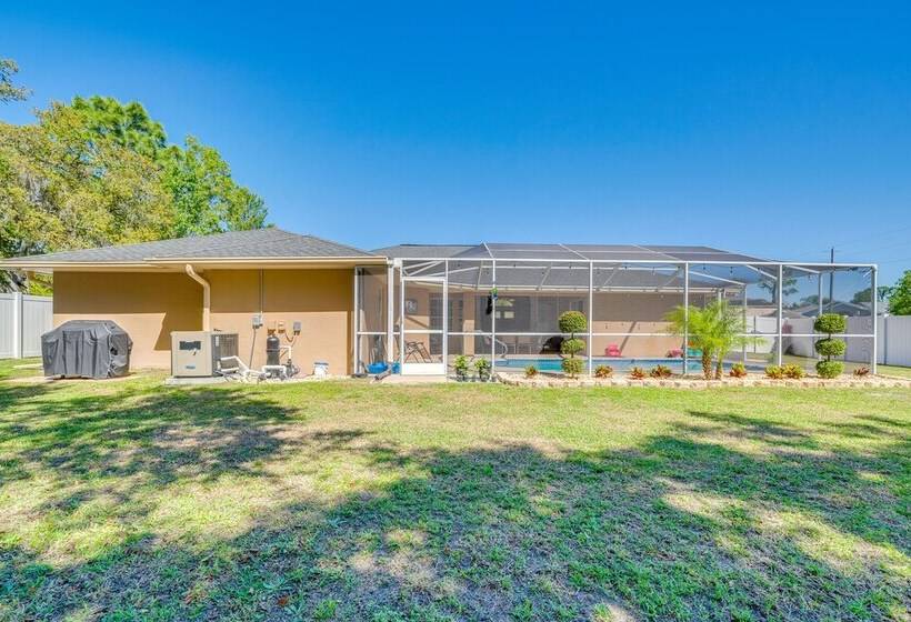 Spring Hill Home W/ Private Yard & Heated Pool!