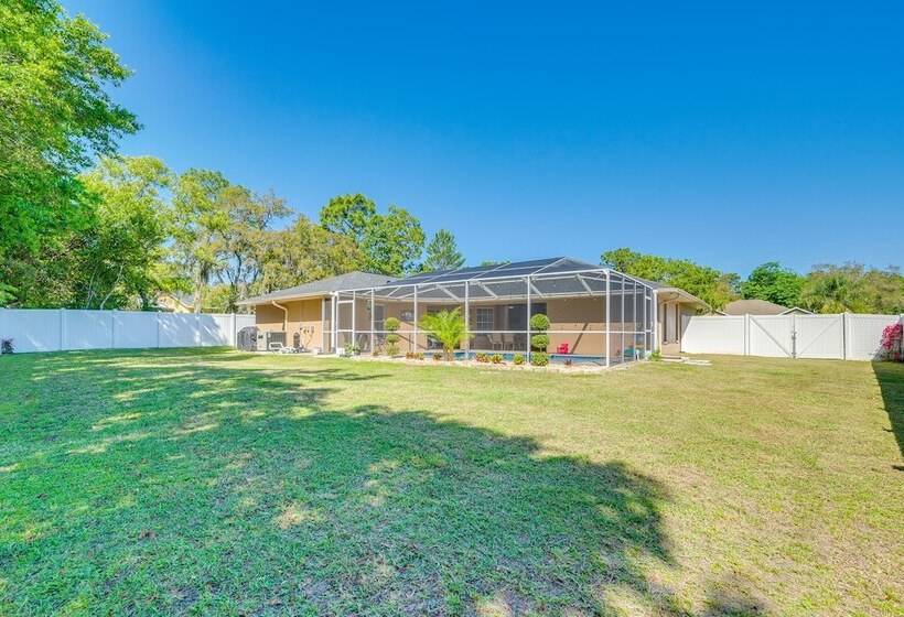 Spring Hill Home W/ Private Yard & Heated Pool!