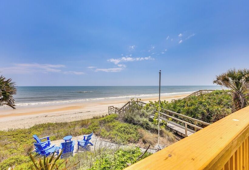 Oceanfront Ponte Vedra Beach Home W/ Deck & Views!