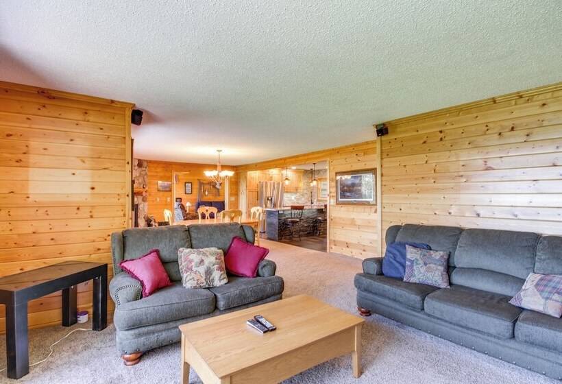 Private Lakefront Emily Home W/ Yard & Fire Pit!