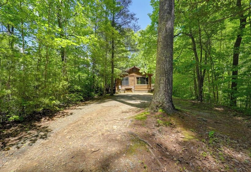 Hot Tub & Deck: Secluded Marion Cabin
