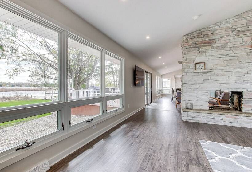 Lakefront Campbellsport Retreat W/ Dock & Yard!