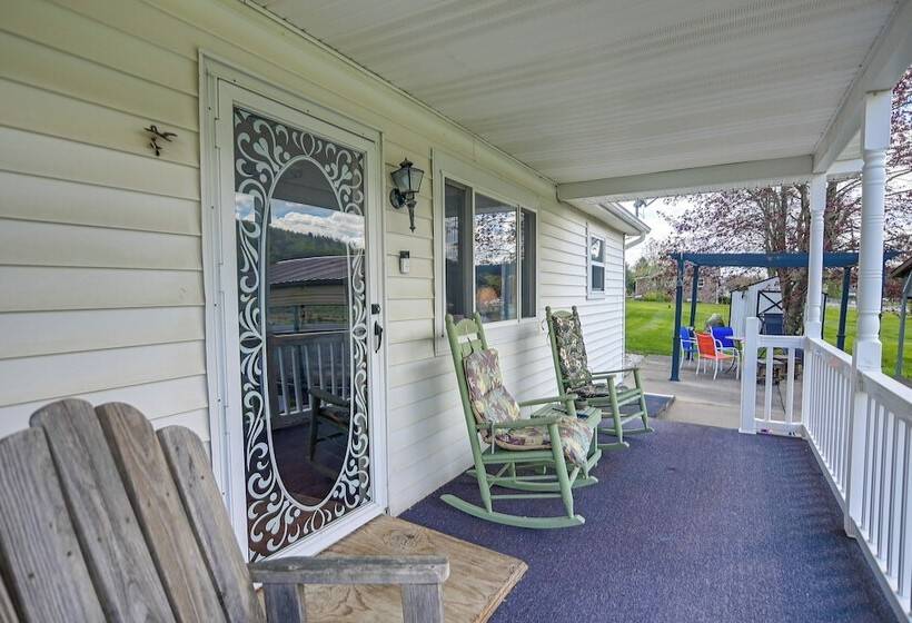 Pet Friendly West Virginia Home   Patio & Fire Pit