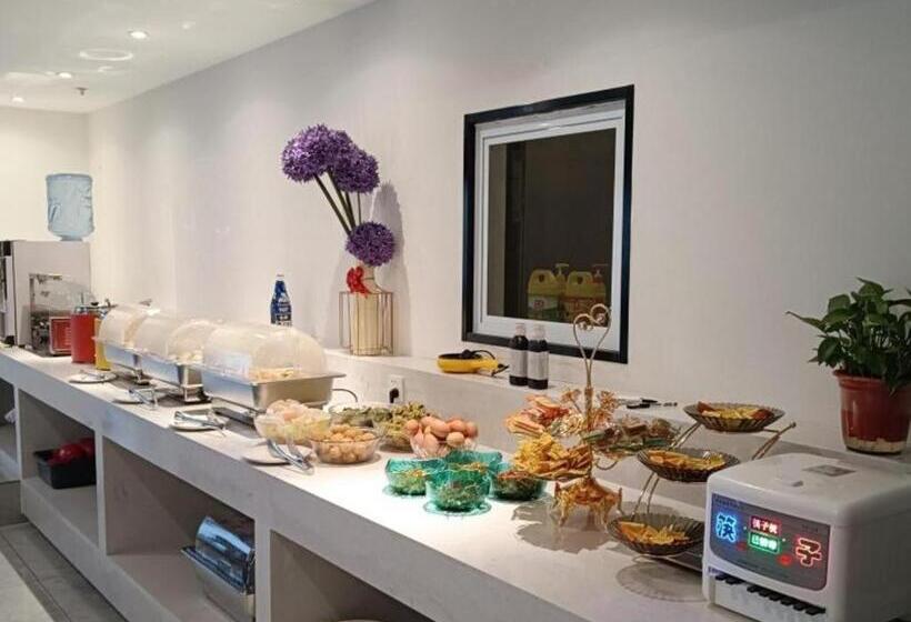בית מלון כפרי Greentree Inn Tianjin Wuqing Development Zone Wanda Plaza