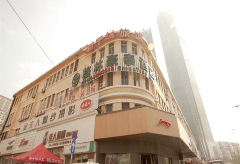 בית מלון כפרי Greentree Inn Liaoning Dalian Railway Station South Shengli Square Express