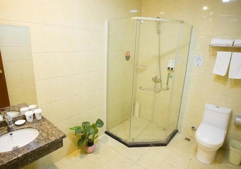 בית מלון כפרי Greentree Inn Shandong Zaozhuang Tengzhou Fuqian Road Longquan Square Business