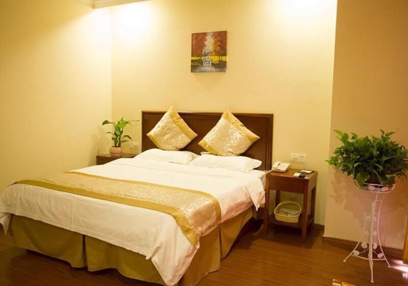 בית מלון כפרי Greentree Inn Shandong Zaozhuang Tengzhou Fuqian Road Longquan Square Business