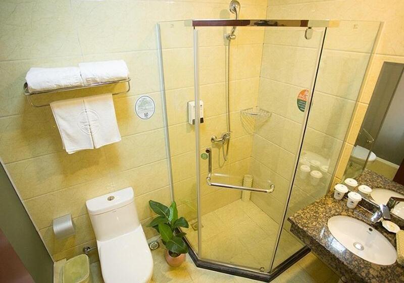 בית מלון כפרי Greentree Inn Shandong Zaozhuang Tengzhou Fuqian Road Longquan Square Business