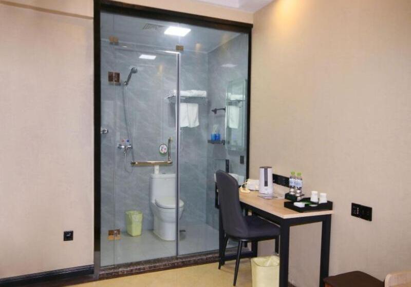 בית מלון כפרי Greentree Inn Shandong Zaozhuang Tengzhou Fuqian Road Longquan Square Business