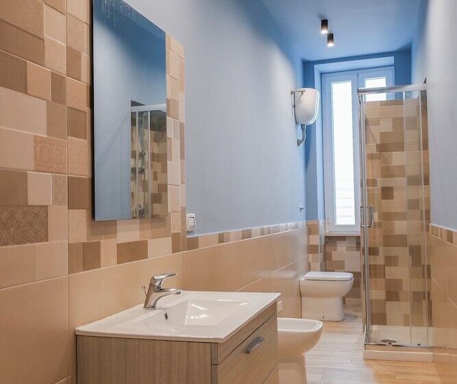 تختخواب و صبحانه Rooftop Parthenopeo Contemporary Rooms
