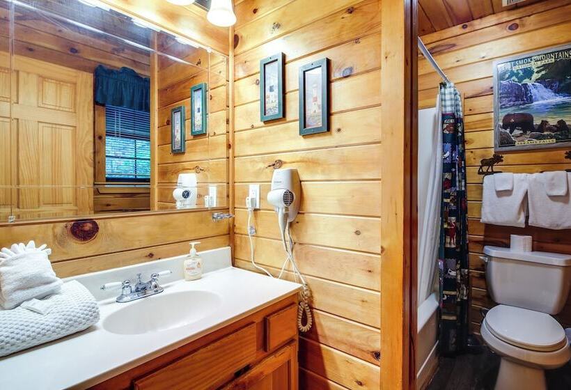 Secluded Cabin W/ Hot Tub   9 Mi To Dollywood!