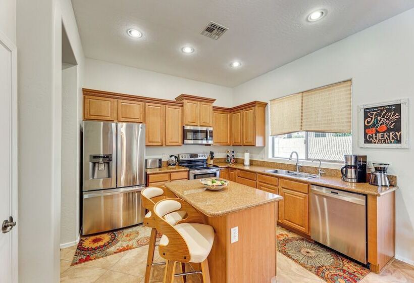 Stylish Goodyear Home W/ Putting Green!