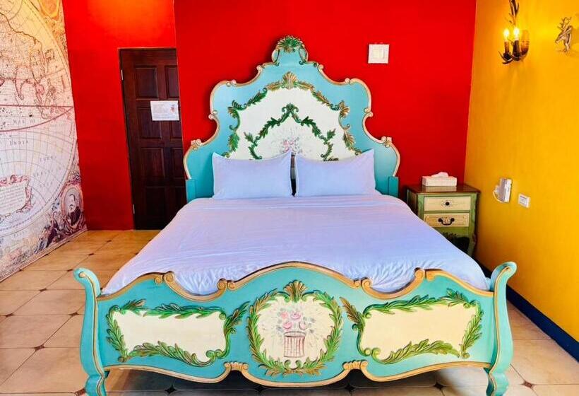 تختخواب و صبحانه 綠島寧靜海潛水 城堡館 Twinkleocean Diving Hostel