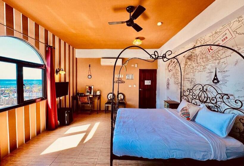 تختخواب و صبحانه 綠島寧靜海潛水 城堡館 Twinkleocean Diving Hostel