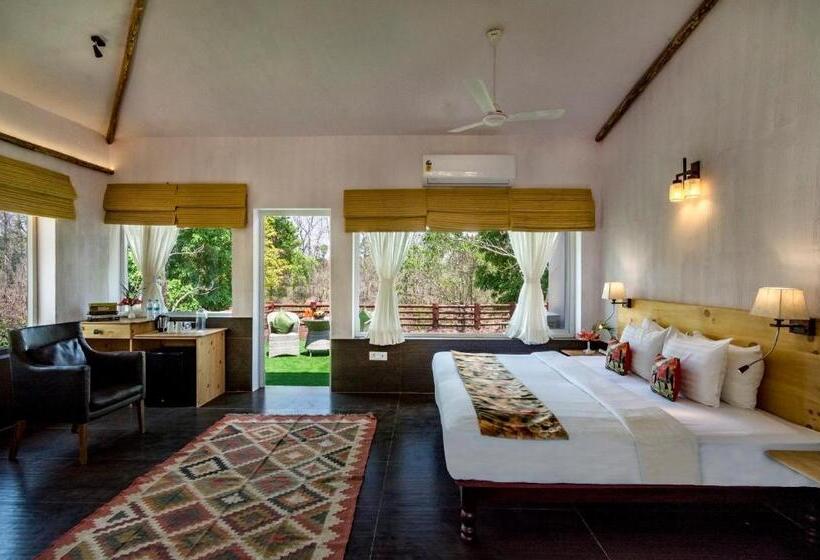 リゾートホテル The Riverwood Forest Retreat Pench