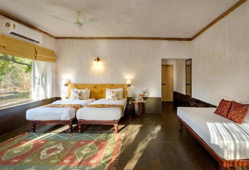 リゾートホテル The Riverwood Forest Retreat Pench
