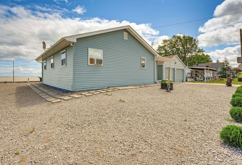 Serene Lakefront Standish Home W/ Fire Pit & Grill