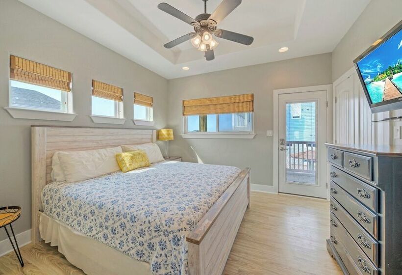 Steps To The Beach, Balcony W/ Ocean View Golf Cart Zone Casa Rosada