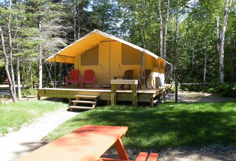 בית מלון כפרי Les Prets A Camper Du Camping Tadoussac