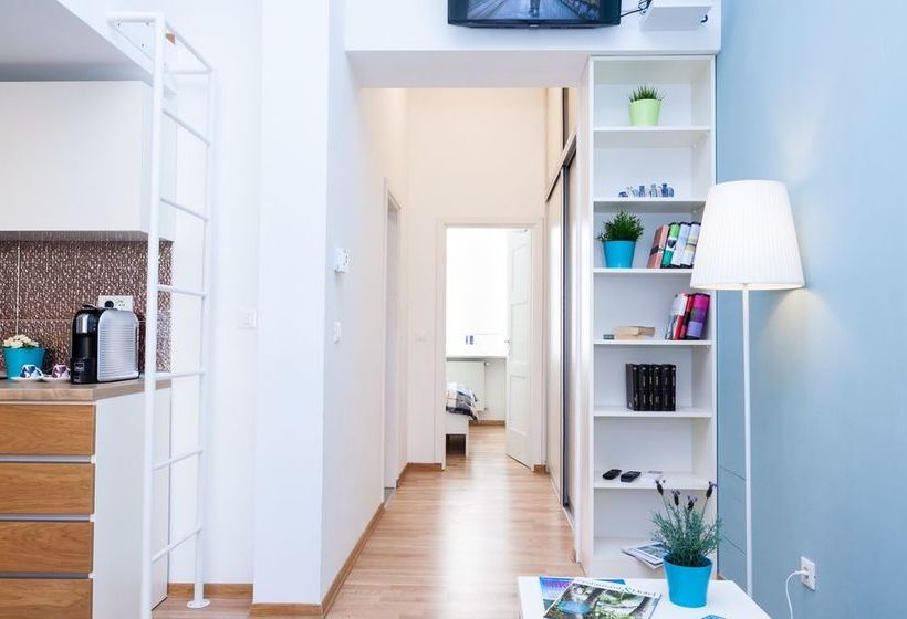 בית מלון כפרי Loox Serviced Apartments Zagreb Palmoticeva Street