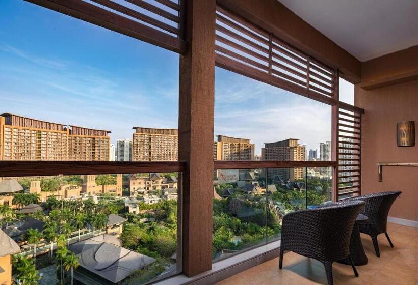 בית מלון כפרי Mangrove Tree Resort World Sanya Bay  Elader Palm Tower