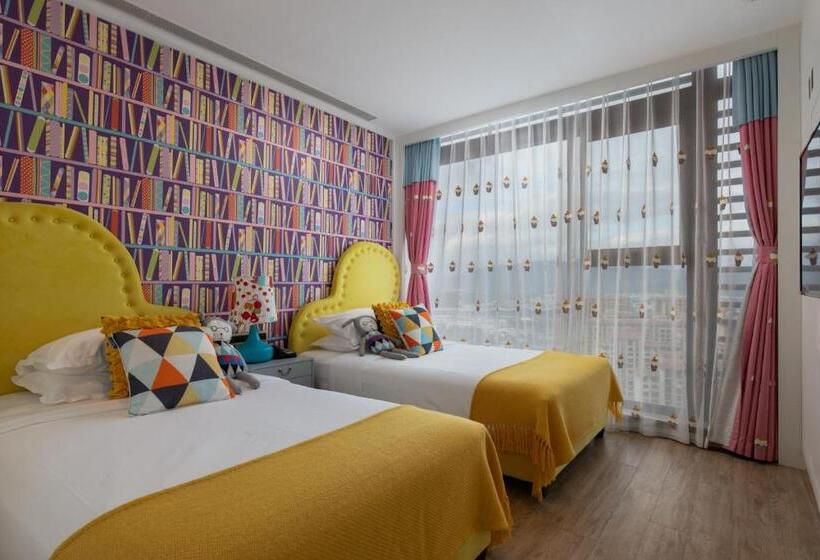 בית מלון כפרי Mangrove Tree Resort World Sanya Bay  Elader Palm Tower