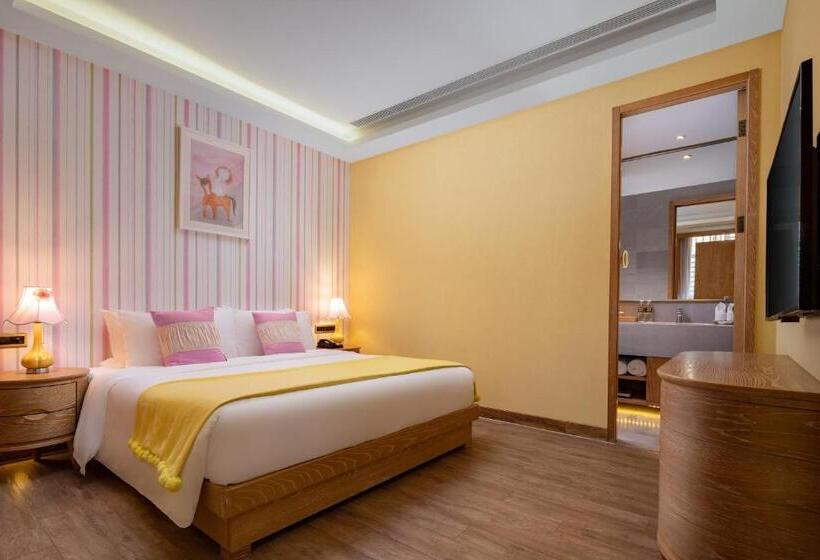 בית מלון כפרי Mangrove Tree Resort World Sanya Bay  Elader Palm Tower