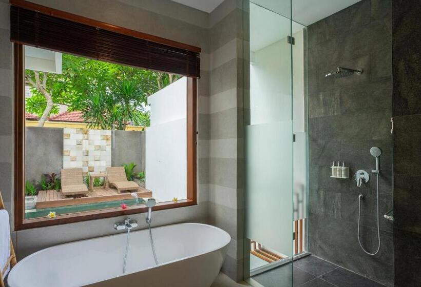 리조트 Freddies Villas Ubud Bali