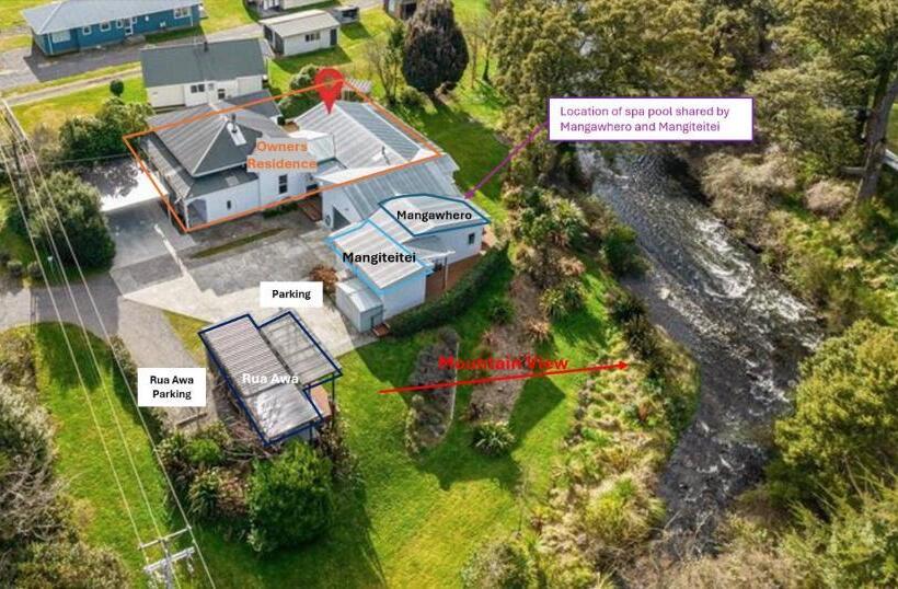 مبيت وإفطار Two Rivers Ohakune