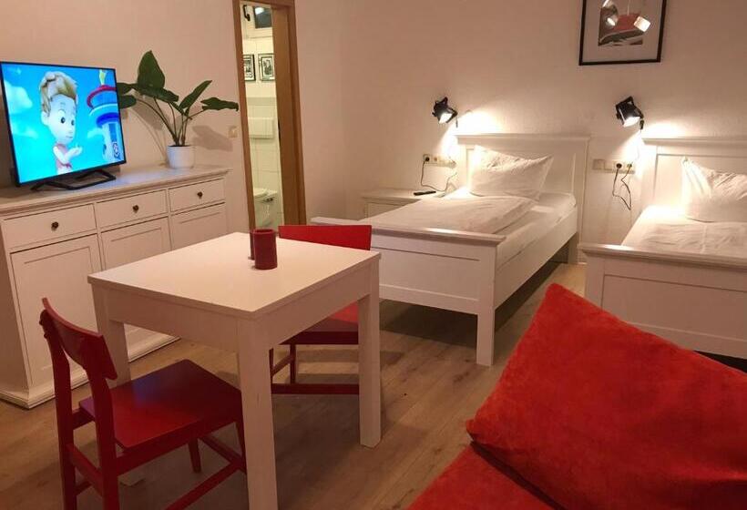 ペンション Self Check In Ferienwohnungen & Apartments Am Bergsee