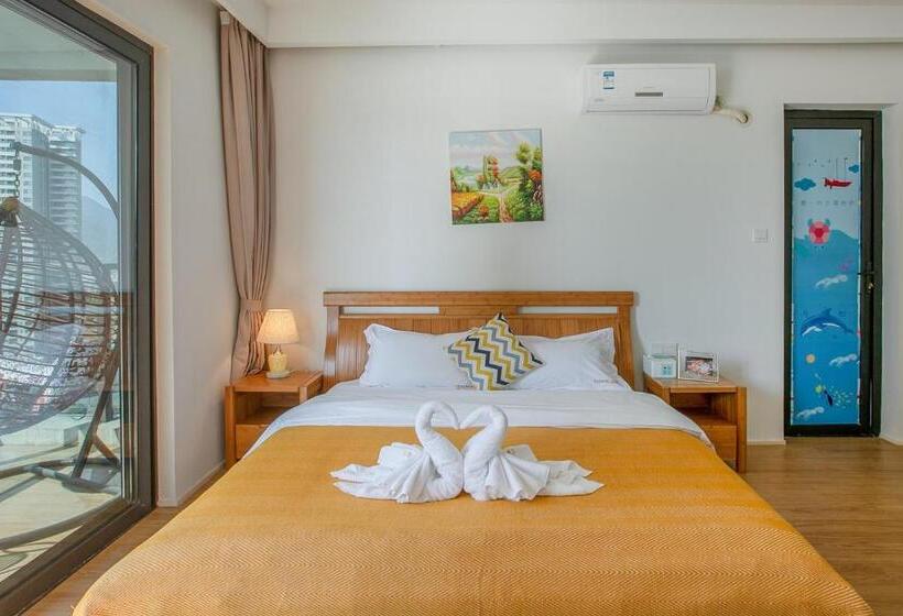 펜션 Huizhou Huayangnian Seaview Guesthouse
