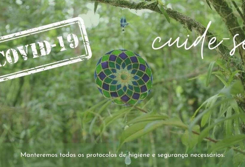 ペンション Casa Bacarirá   Floresta Com Yoga E Café Da Manhã Vegano
