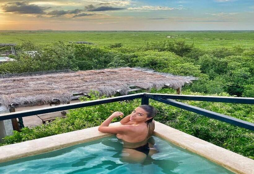 キングサイズベッドのスタンダードルーム, Be Tulum