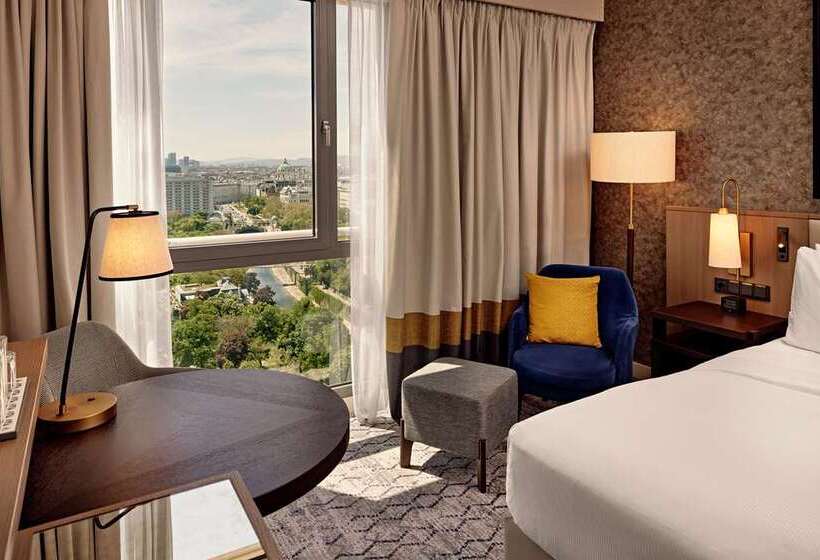 이그제큐티브 룸 킹사이즈 침대, Hilton Vienna Park